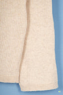 V neck full sleeve ladies’ light soft sweater with button