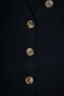 V neck full sleeve ladies’ light soft sweater with button