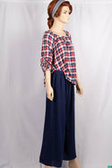 Ladies casual fit Wide Leg Long Palazzo Pants.