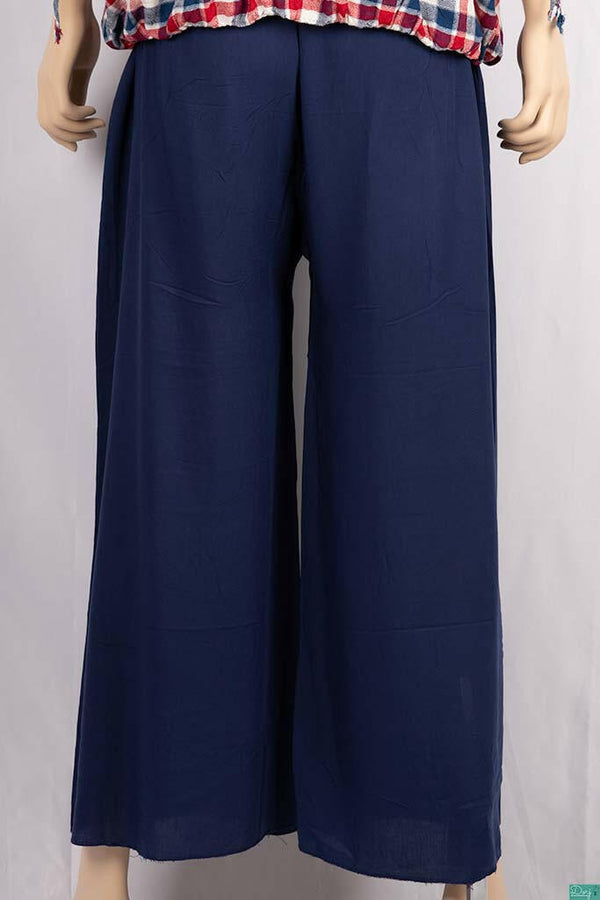 Ladies casual fit Wide Leg Long Palazzo Pants.