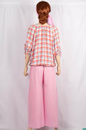 Ladies casual fit Wide Leg Long Palazzo Pants.