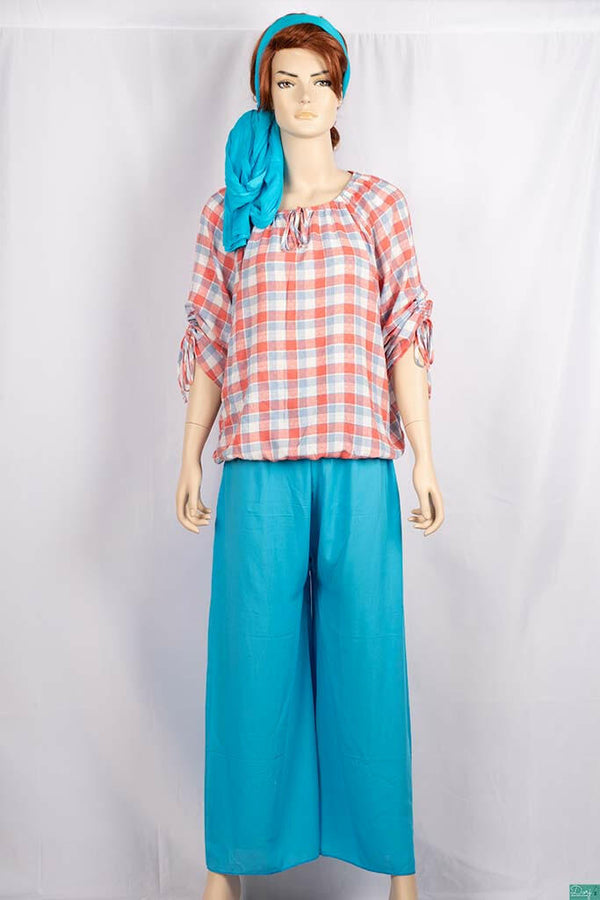 Ladies casual fit Wide Leg Long Palazzo Pants.
