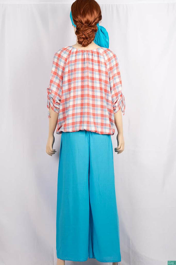 Ladies casual fit Wide Leg Long Palazzo Pants.