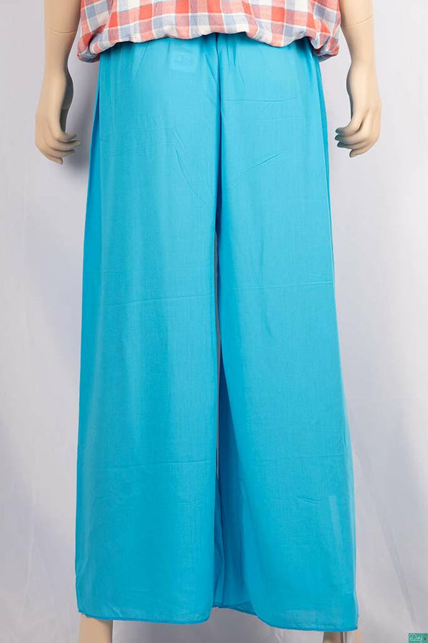 Ladies casual fit Wide Leg Long Palazzo Pants.