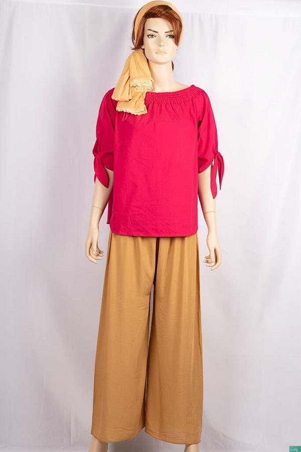 Ladies casual fit Wide Leg Long Palazzo Pants.