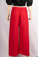 Ladies casual fit Wide Leg Long Palazzo Pants.