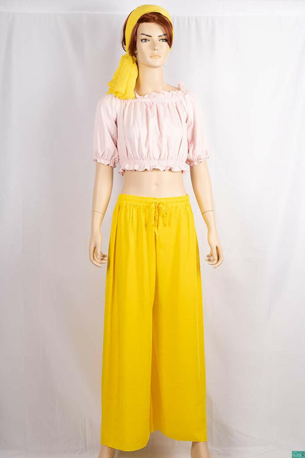 Ladies casual fit Wide Leg Long Palazzo Pants.