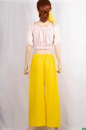 Ladies casual fit Wide Leg Long Palazzo Pants.