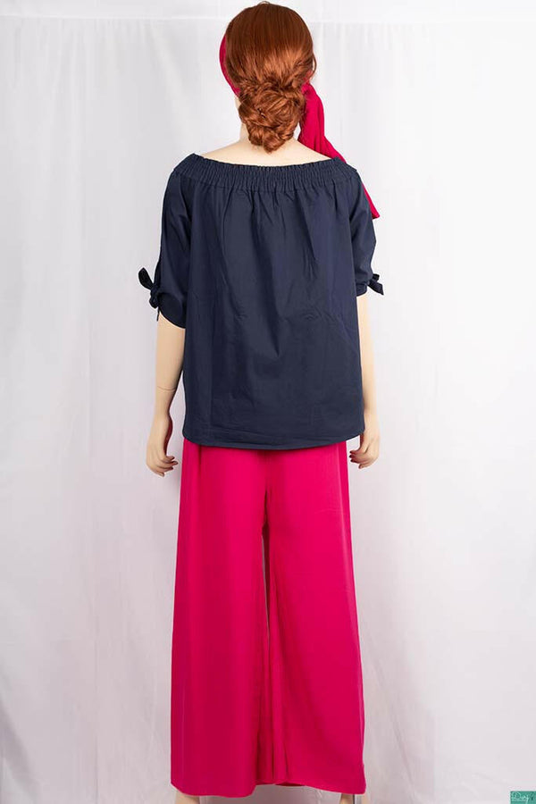 Ladies casual fit Wide Leg Long Palazzo Pants.