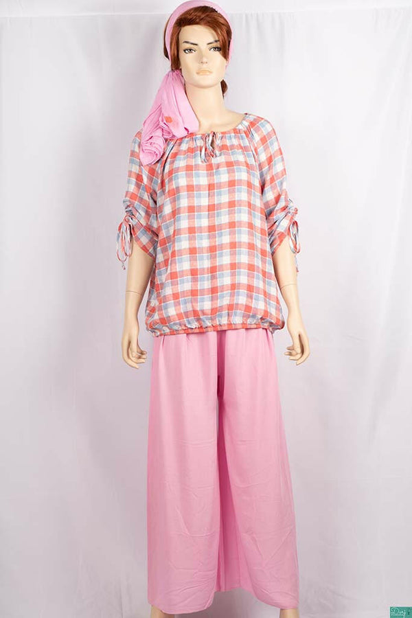 Ladies casual fit Wide Leg Long Palazzo Pants.