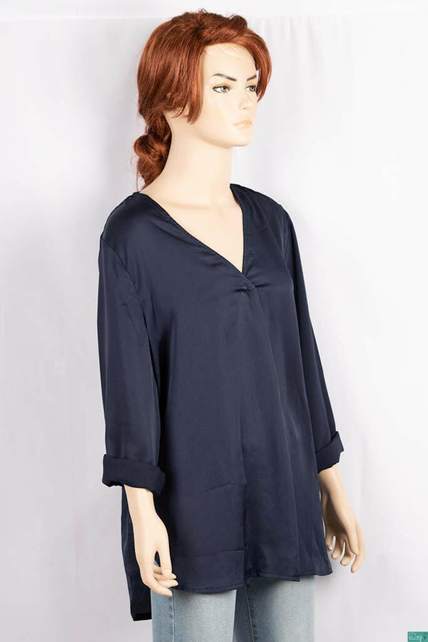 Ladies full sleeve V neck casual fit high quality a classy look tops.