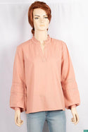 Ladies Full baggy Lacey Sleeve with Lacey frilly V neck Casual fit Tops.