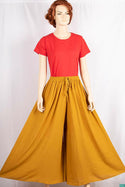 Ladies casual fit Long wide legged Palazzo Pants Trousers with elasticated waist.