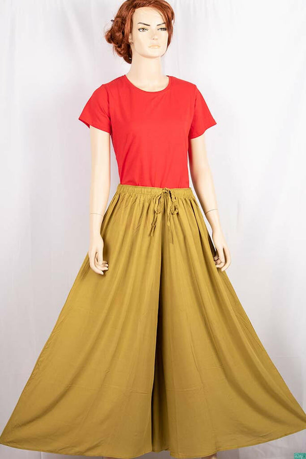 Ladies casual fit Long wide legged Palazzo Pants Trousers with elasticated waist.