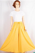 Ladies casual fit Long wide legged Palazzo Pants Trousers with elasticated waist.