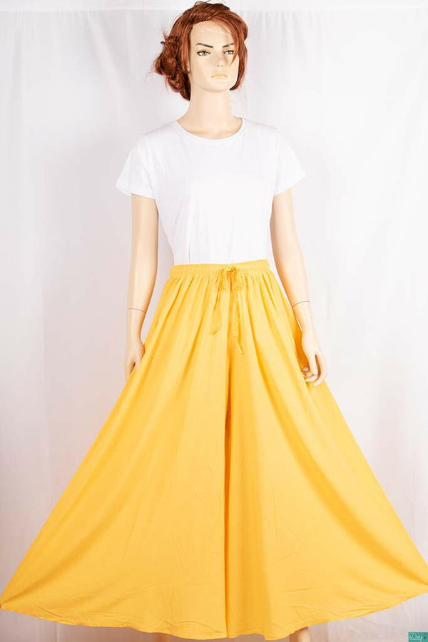 Ladies casual fit Long wide legged Palazzo Pants Trousers with elasticated waist.