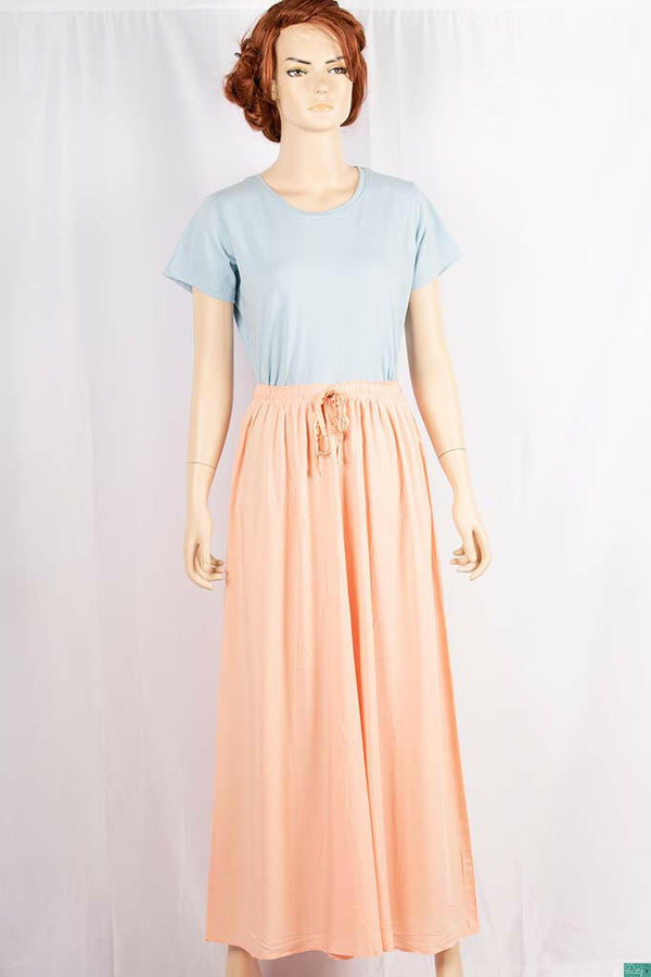Ladies casual fit Long wide legged Palazzo Pants Trousers with elasticated waist.