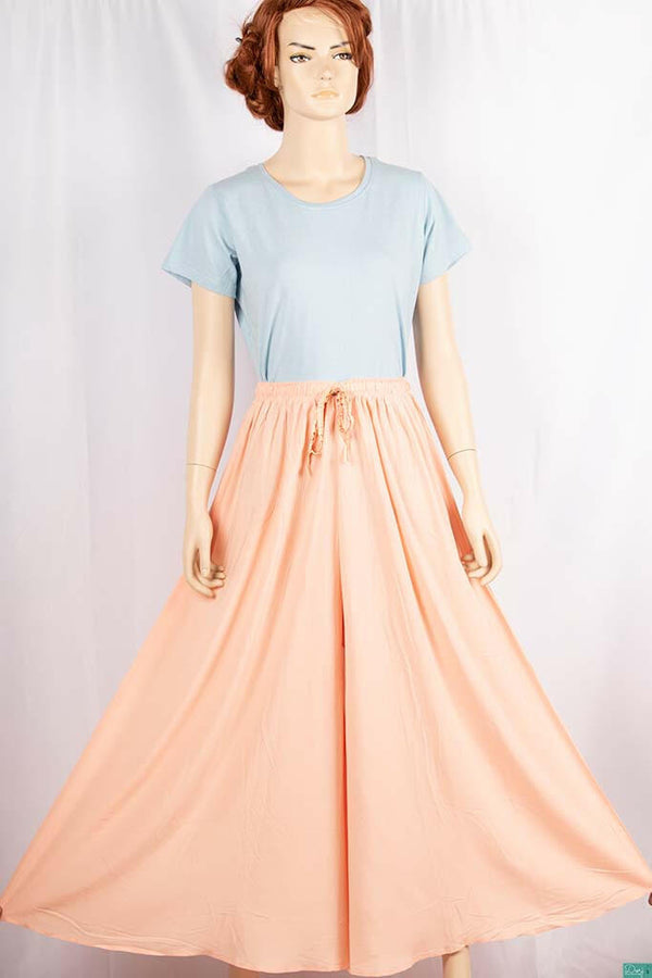 Ladies casual fit Long wide legged Palazzo Pants Trousers with elasticated waist.