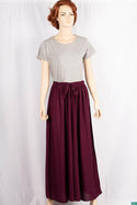 Ladies casual fit Long wide legged Palazzo Pants Trousers with elasticated waist.