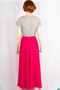 Ladies casual fit Long wide legged Palazzo Pants Trousers with elasticated waist.