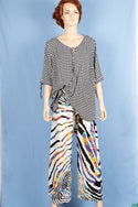 Ladies casual fit Long printed Palazzo Trousers.