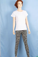 Ladies casual fit high waist printed Jeggings with Elasticated waistband.