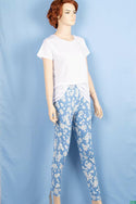 Ladies casual fit high waist printed Jeggings with Elasticated waistband.
