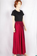 Ladies casual fit Stretchable waist skirts with Side optional belts.