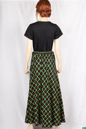 Ladies casual fit Stretchable waist skirts with Side optional belts.