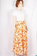 Ladies casual fit Stretchable waist skirts with Side optional belts.