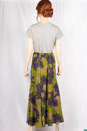 Ladies casual fit Stretchable waist skirts with Side optional belts.
