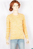 Ladies full sleeve casual fit round neck knitwear.