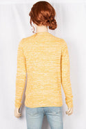 Ladies full sleeve casual fit round neck knitwear.