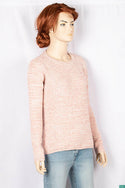Ladies full sleeve casual fit round neck knitwear.