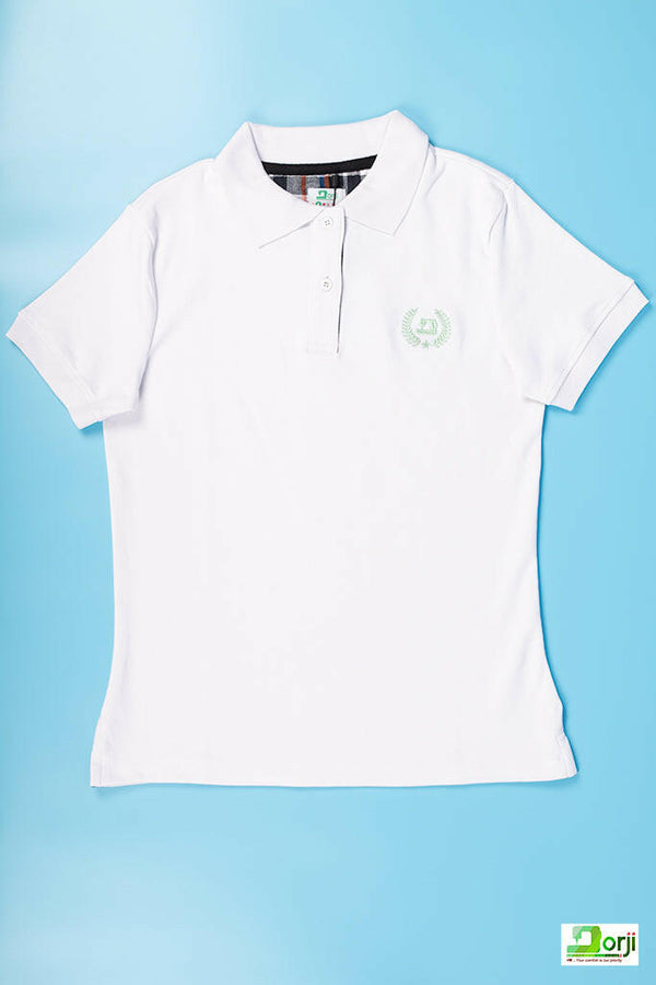 Ladies Short Sleeve supremely soft with a cool feel Polo, white