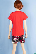 Ladies T-Shirts, Red