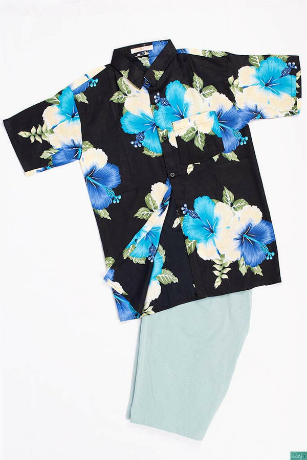 Men’s half sleeve slim fit floral summer Shirts.