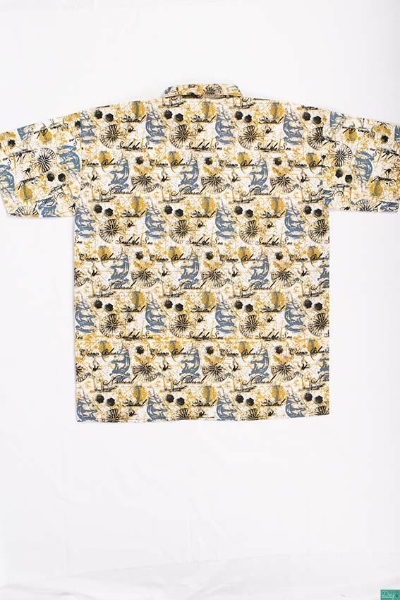 Men’s half sleeve slim fit summer Shirts on French history prints.