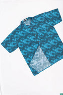 Men’s half sleeve slim fit White polka summer Shirts in Blue shades.