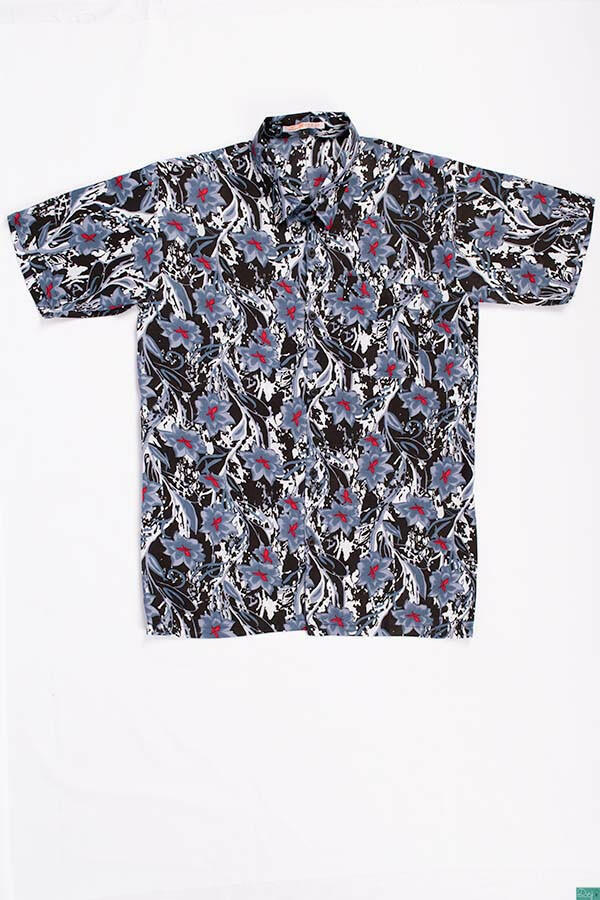 Men’s half sleeve slim fit floral prints Summer Shirts.