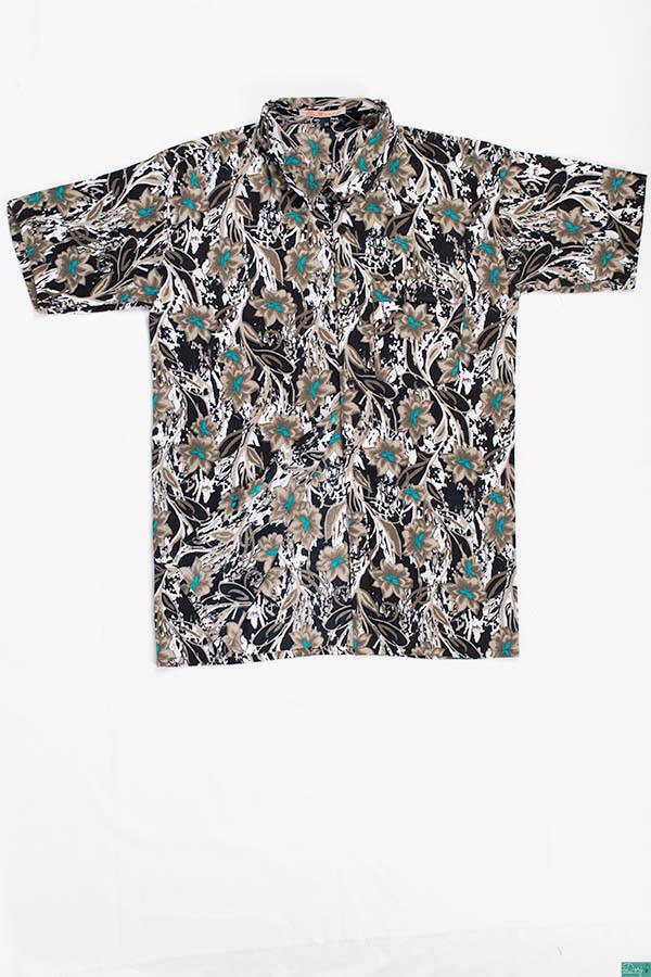 Men’s half sleeve slim fit floral prints Summer Shirts.