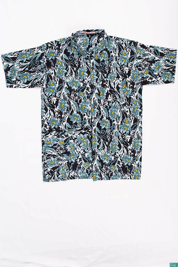 Men’s half sleeve slim fit floral prints Summer Shirts.