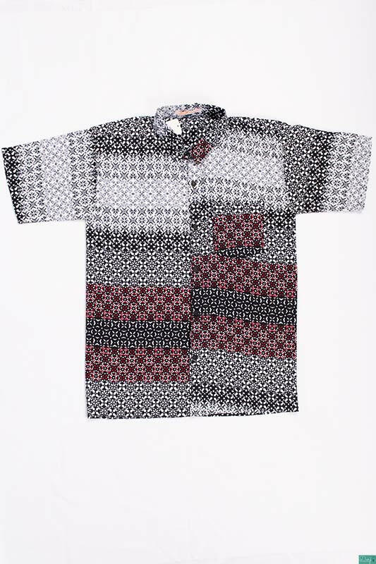 Men’s half sleeve slim fit mixed swirl pattern prints summer Shirts.