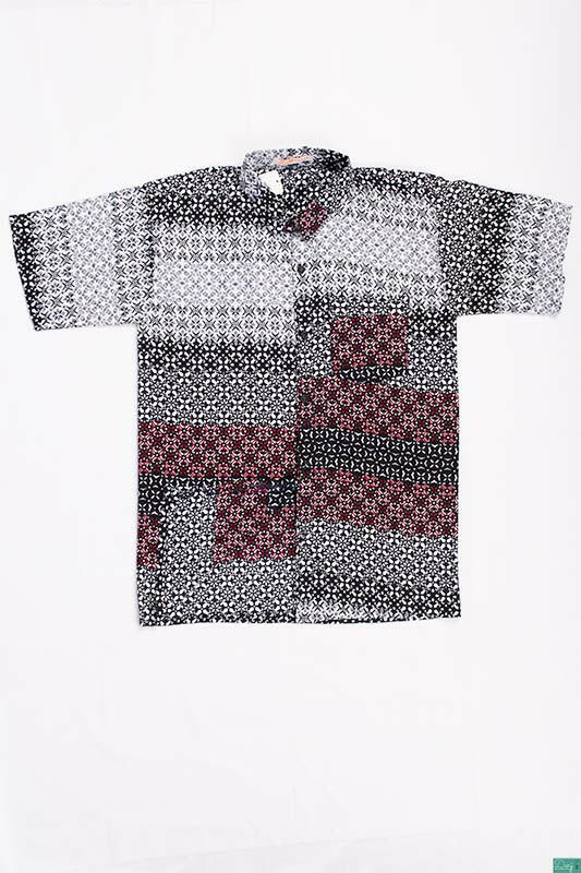 Men’s half sleeve slim fit mixed swirl pattern prints summer Shirts.