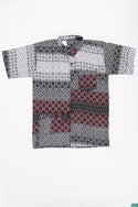 Men’s half sleeve slim fit mixed swirl pattern prints summer Shirts.