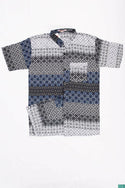 Men’s half sleeve slim fit mixed swirl pattern prints summer Shirts.