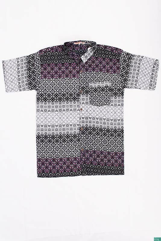Men’s half sleeve slim fit mixed swirl pattern prints summer Shirts.