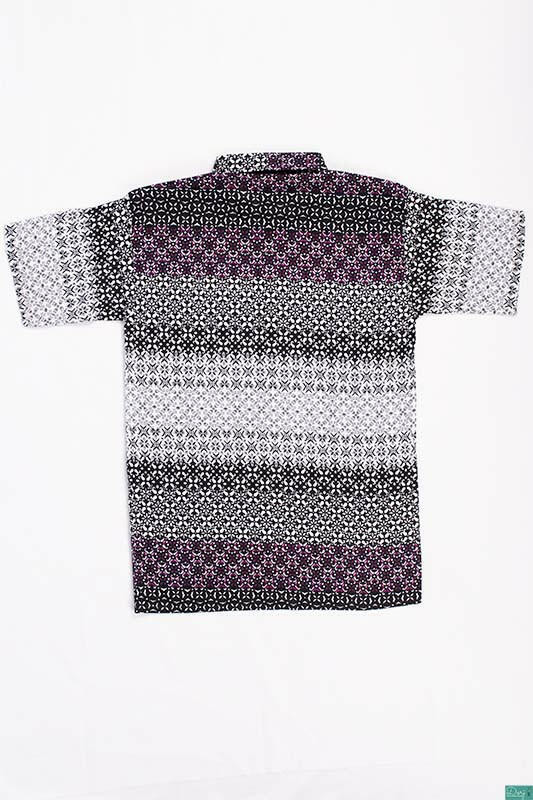 Men’s half sleeve slim fit mixed swirl pattern prints summer Shirts.