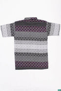 Men’s half sleeve slim fit mixed swirl pattern prints summer Shirts.