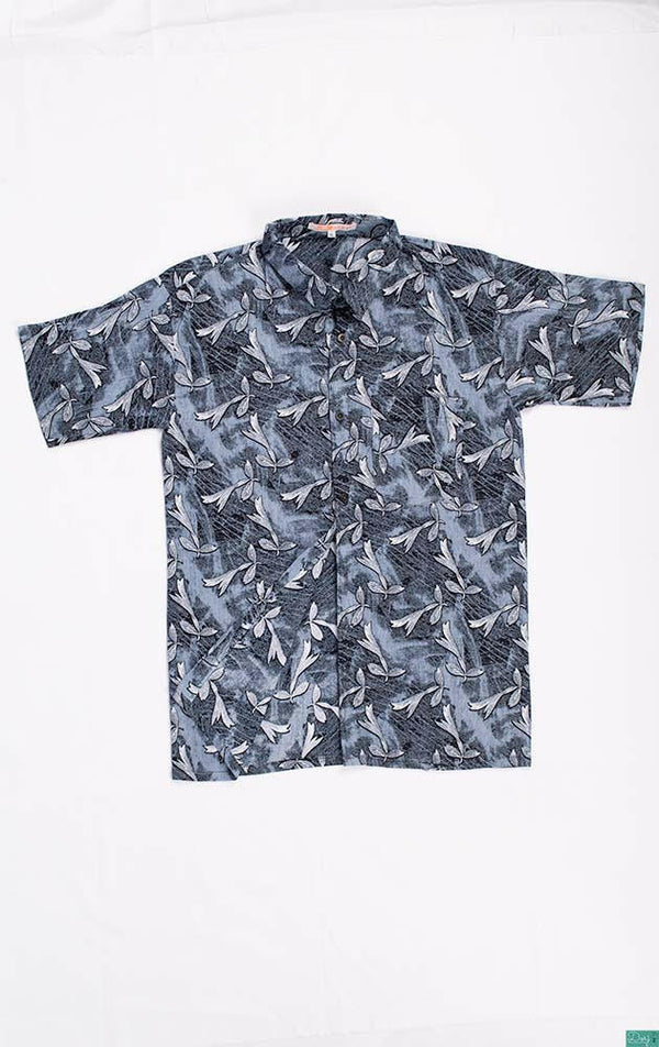 Men’s White floral print summer Shirts